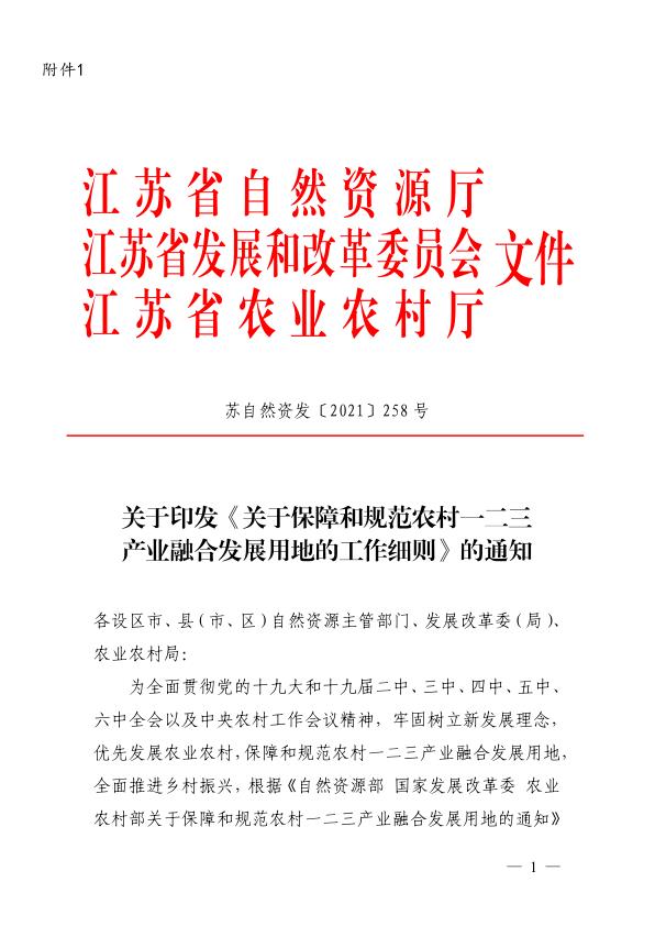 一二三产融合政策 PDF文档直接下载