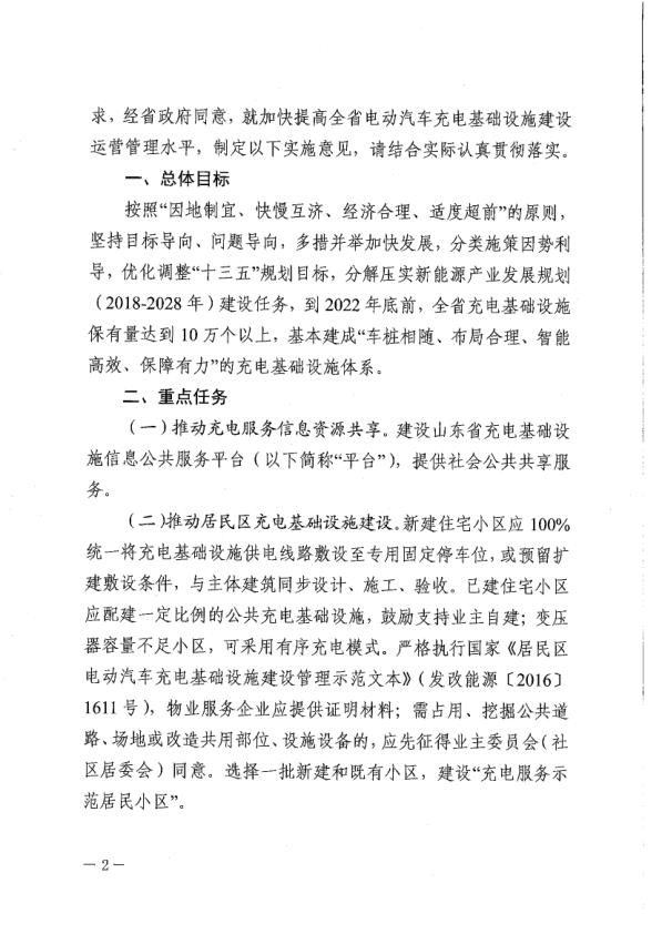  关于进一步加强和规范我省电动汽车充电基础设施建设运营管理的实施意见 
