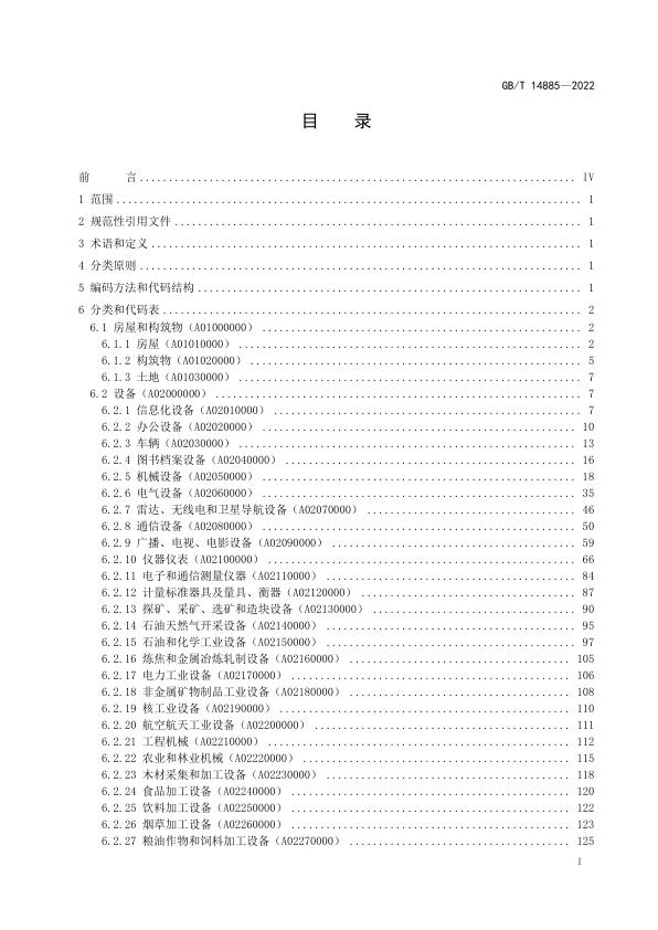  固定资产等资产基础分类与代码 