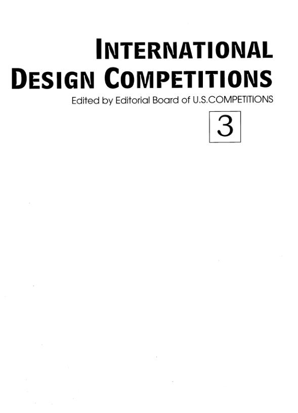 美国建筑竞赛集成 3 无需注册，PDF直下