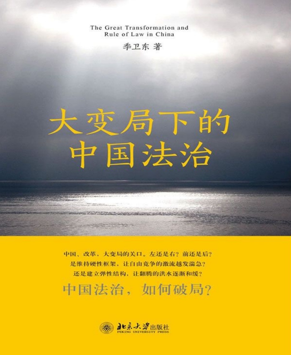大变局下的中国法治-季卫东 高清PDF电子书下载